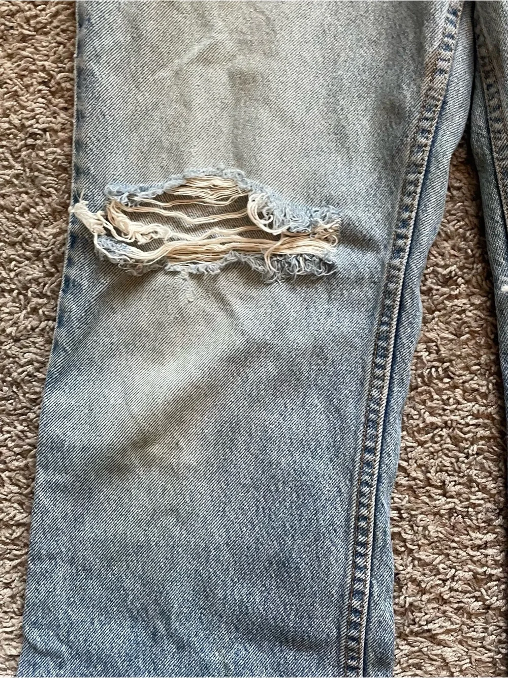 Vtg Levis 517 Orange Tab Jeans Size 35x32 (Actual 34x31) Faded Distressed USA